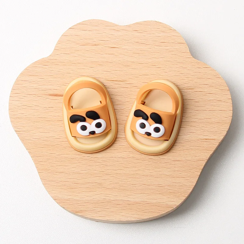

Labubu 1st 2nd 3rd Gen Adorable Puppy Shaped Sandals Colorful Cartoon Shoe Accessories For 15/17cm Dolls