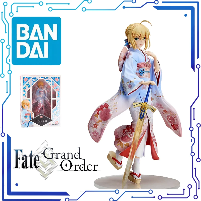 25CM Fate/Grand Order FGO Saber Altria Pendragon Original Boxed Figure Action Model Cartoon Doll Ornament Collection Toys Gifts