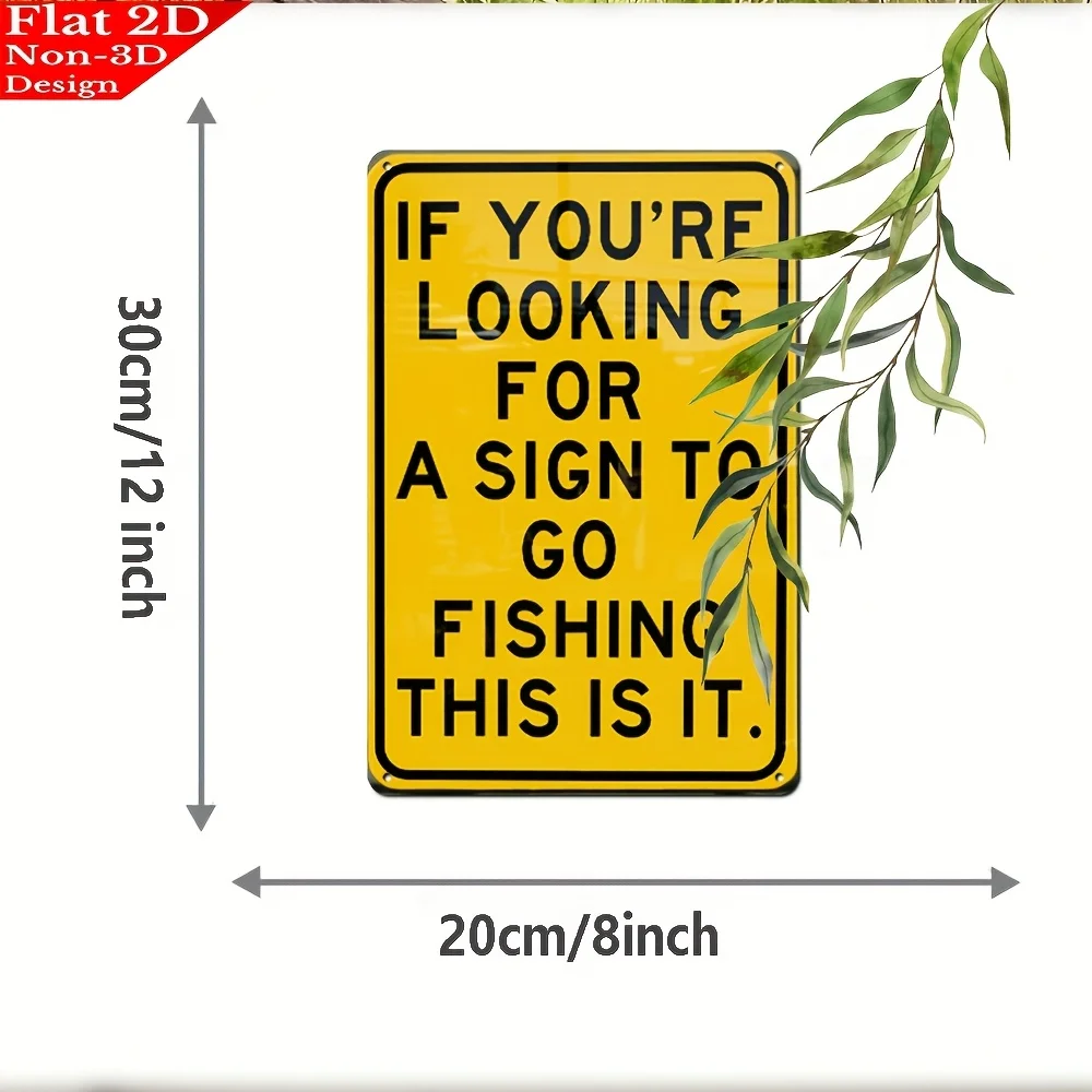 2D Flat, Funny Retro Metal Aluminum Sign-