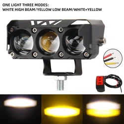 Led Spotlight motorcycle Headlight High low beams Car work light Flashing flashlight LED Lens bulb LED Projector Auxiliary Light