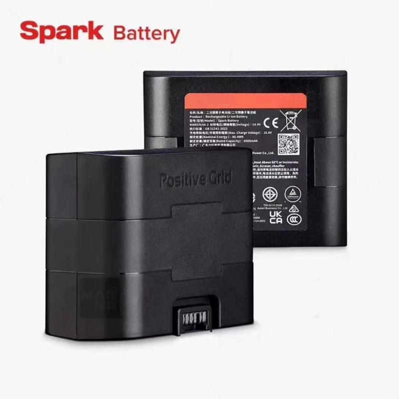 

100%Original 6000mAh 14.4V for Positive Grid Spark 2 LIVE EDGE Spark Battery Wireless Bluetooth Speaker Battery