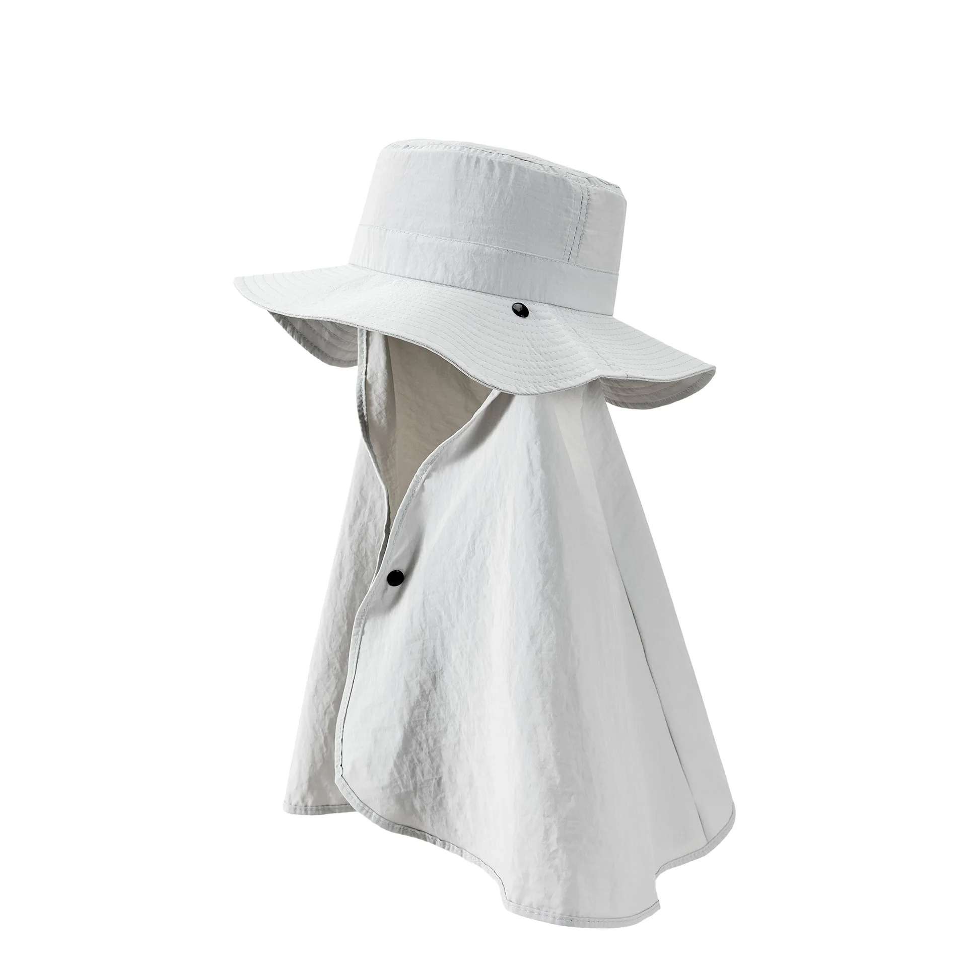 

Unisex Summer UV Protection Sun Hat with Large Brim Breathable Neck Protection Beach Fisherman's Cap for Men And Women