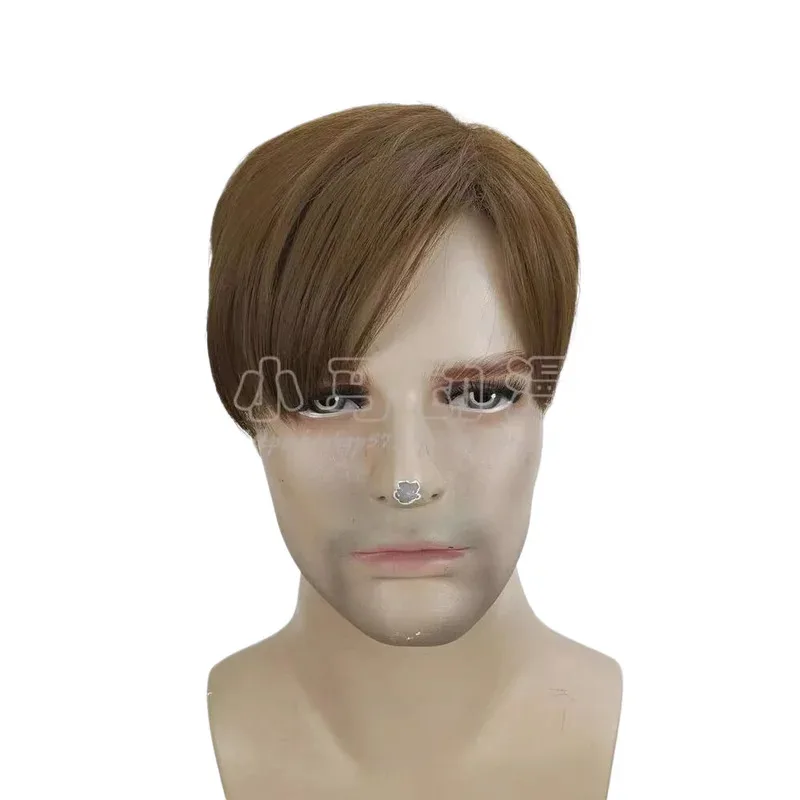 DY20Silenthill 2 جيمس ساندرلاند الشعر تأثيري أغطية الرأس قصيرة براون التصميم شعر مستعار كوميدي 25