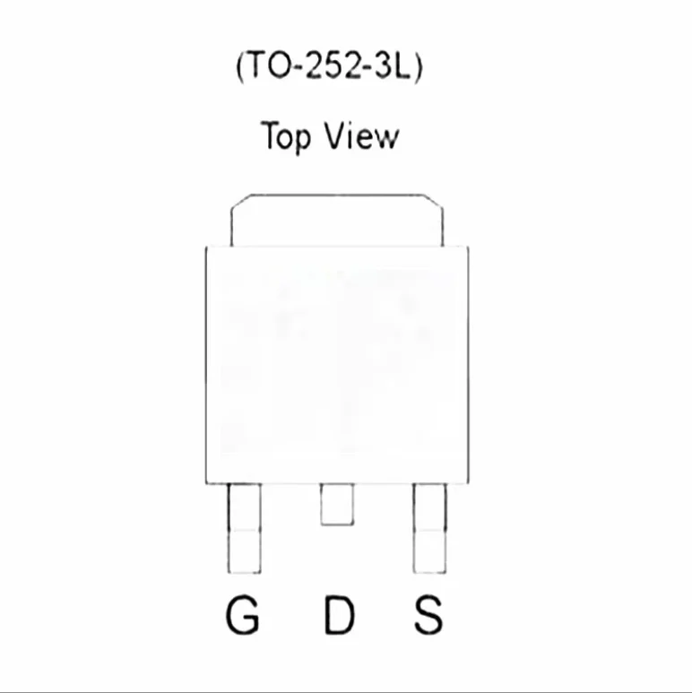 10PCS/1lot USED CS100N03 100N03 CS100N03-A4G MOS transistor 30V100A lithium battery protection board TO-252