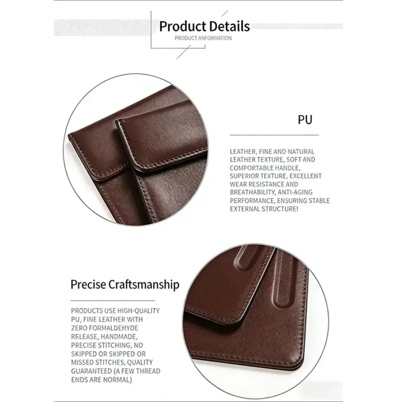 Premium For Letter Size Paper PU Clipboard, A4 Writing Board Featuring Magnetic Clip, Professional Document Organizer