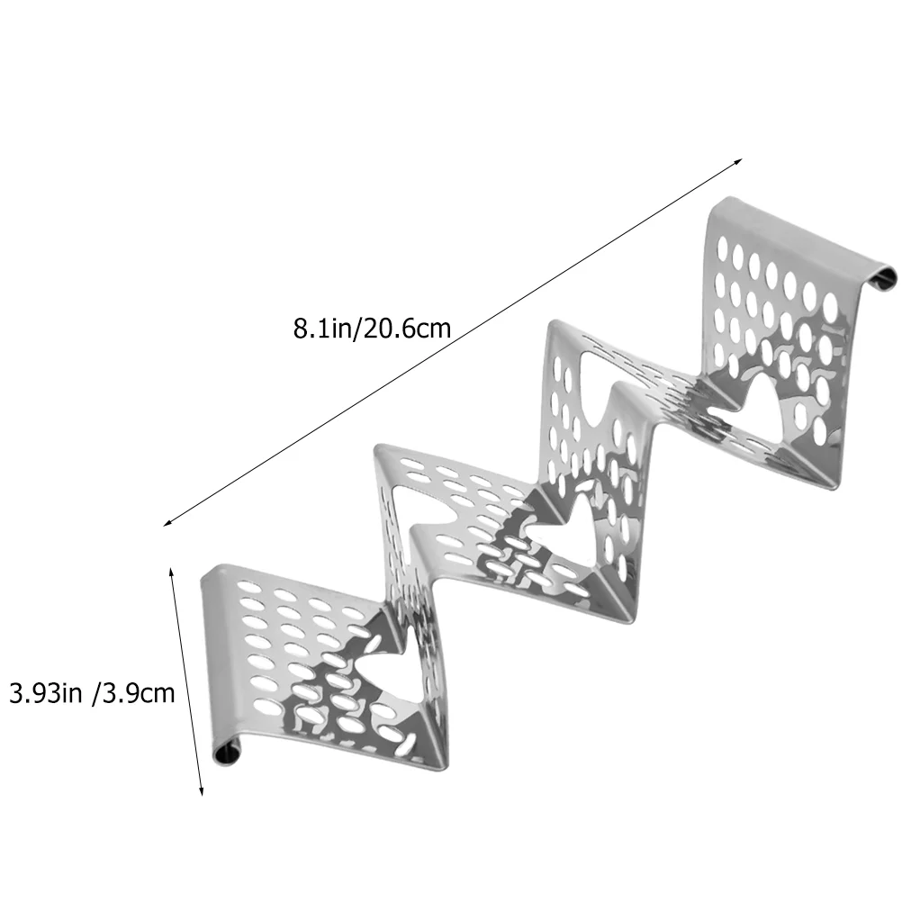 Stainless Steel Pancake Rack Taco Stand Household Holder Metal Corn Tortillas Burrito Baked