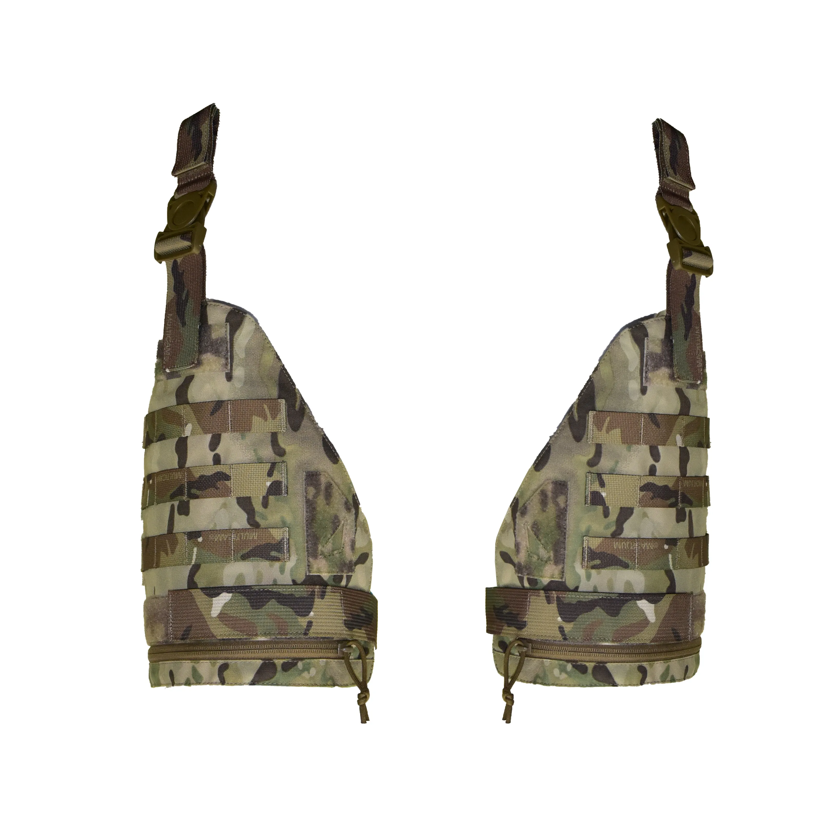 YCTAC Tactical Thigh Guard Detachable Leg Protector with Rotating Buckle MOLLE Strap for CS Airsoft Shooting Paintball Gear 2