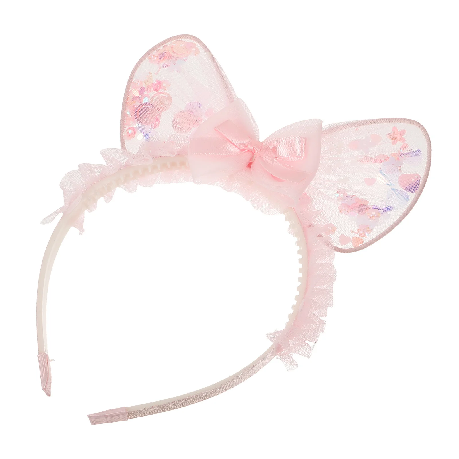 

Princess Tulle Hair Clip Bow Headband Girls Women Hair Accessory Wedding Party Birthday Prom Decorative Headpiece