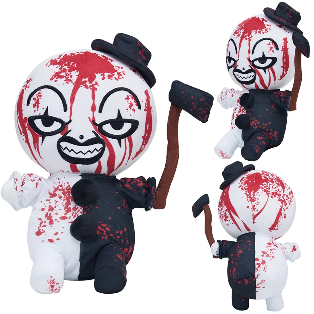 30cm Horror Art Clown Plush Plushies 2024 Movie Terrifier Cosplay Fantasy Figurine Props Mascot Xmas Birthday Gifts