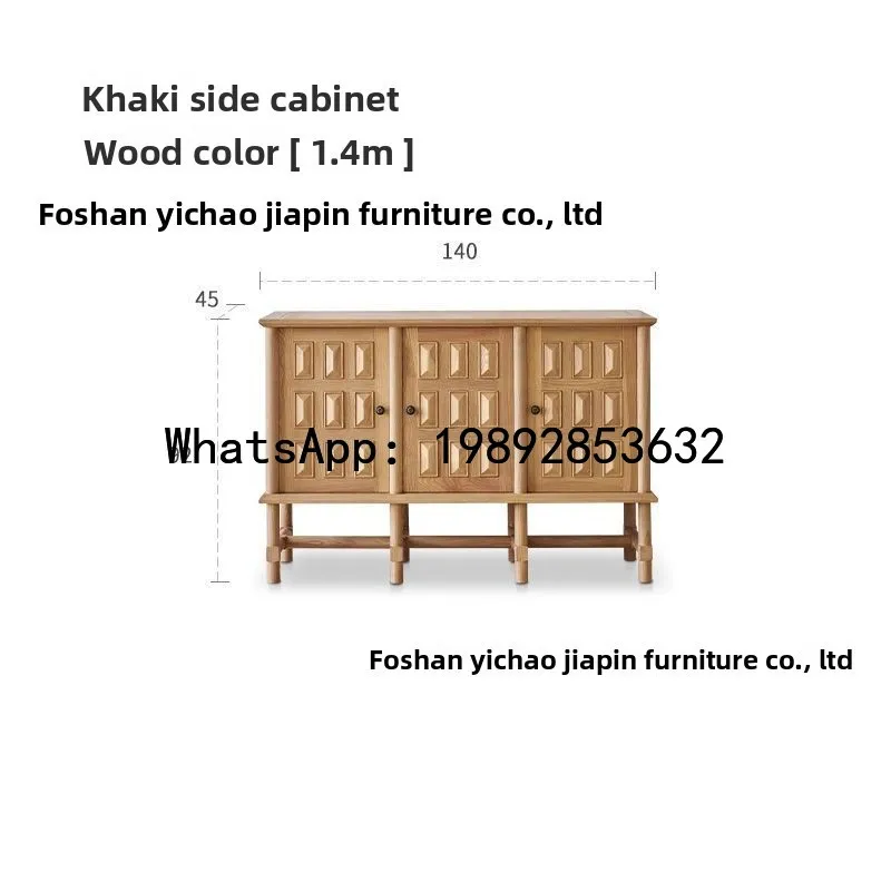 

A1 American Country Style Solid Wood TV Cabinet Vintage Distressed Entryway Storage Cabinet Antique Style Dining Side Cabinet