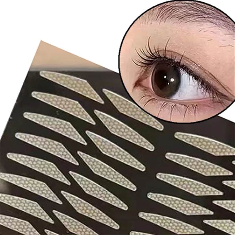 1 ورقة غير مرئية شريط لاصق للجفن المزدوج شفافة ذاتية اللصق عيون كبيرة طبيعية رفع شبكة الدانتيل ملصقات العين أدوات ماكياج العين