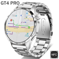 For HUAWEI GT 4 Pro GPS NFC Smart Watch Men 360*360 AMOLED Screen Heart rate Bluetooth Call IP68 Waterproof Man Smartwatch 2024