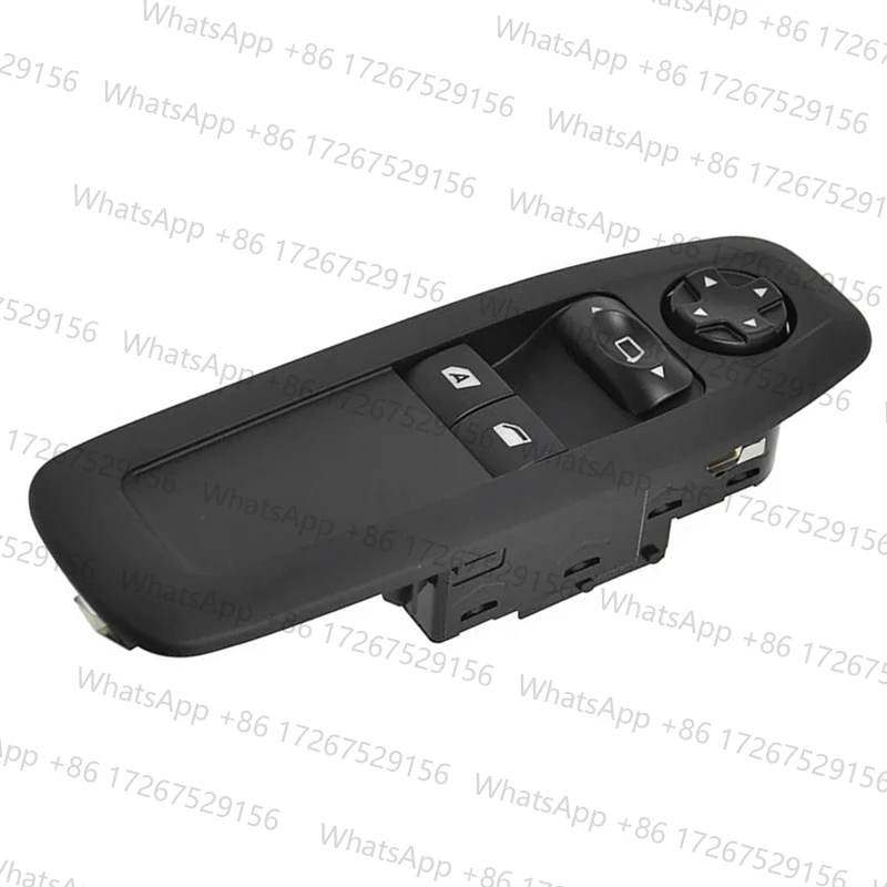 

Цельный переключатель стеклоподъемника автомобиля с правым приводом, переключатель стеклоподъемника 96751120ZD, черный ABS, подходит для 208 2008