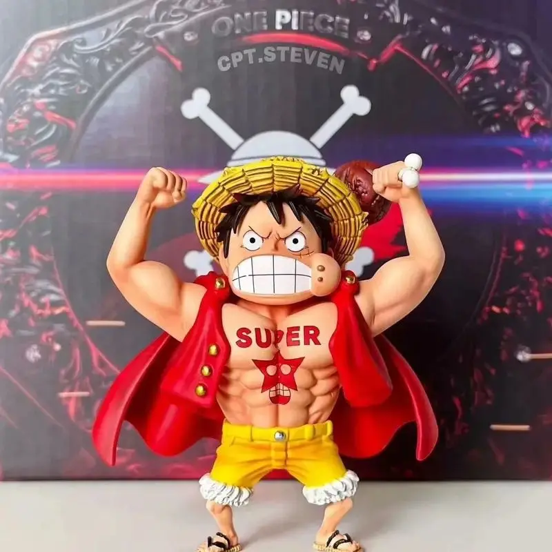 One Piece Memorial Project - Cover Page Styling Series Vol. 8 Superman Luffy New Finished Car Collection Merchandise