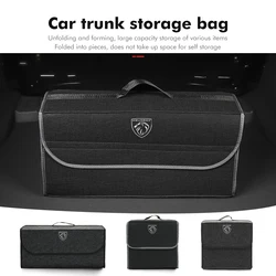 Car Trunk Storage Bag Organizer Sundries Stowing Tidying Box For Peugeot 206 207 208 107 106 205 4008 301 607 108 807 407 508