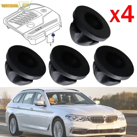 엔진 상단 커버 트림 고무 마운트 그로밋 부시 범프 스톱 11127614138, BMW 1 2 3 4 5 6 7 시리즈 X1 X2 X3 X4 X5 X6 미니용, 4X