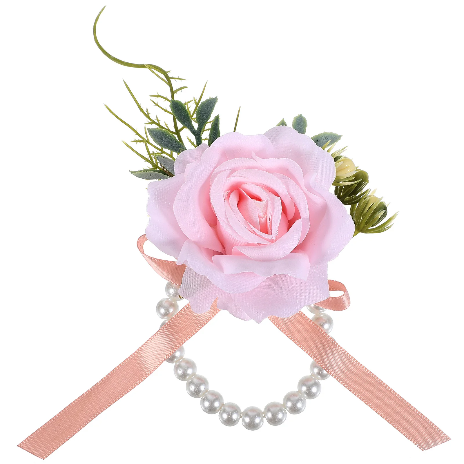 

Wedding Bride Wrist Flower Artificial Leaf Flower Wristband Add Charm to Wedding Dress Must Have for