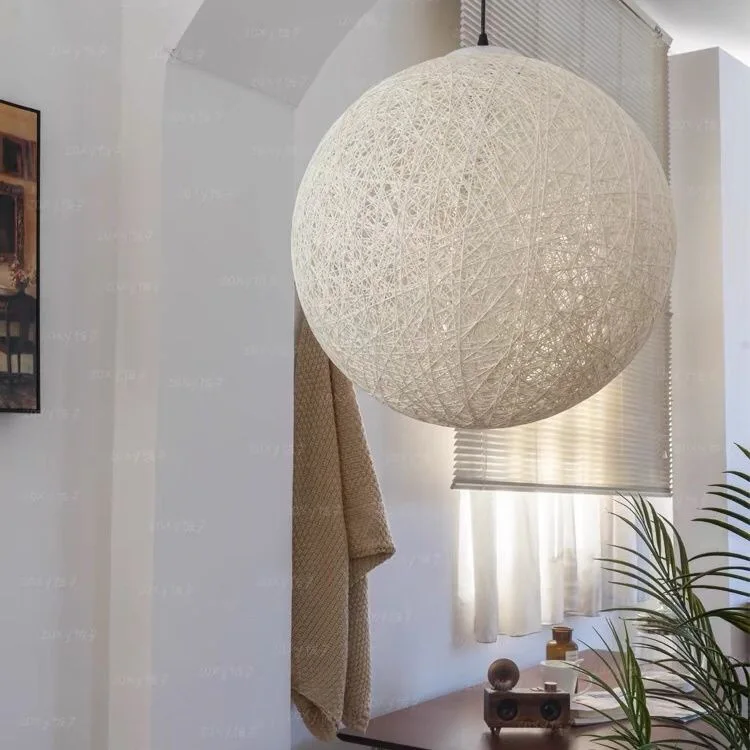 Tooling home improvement designer handmade rattan hemp chandelier