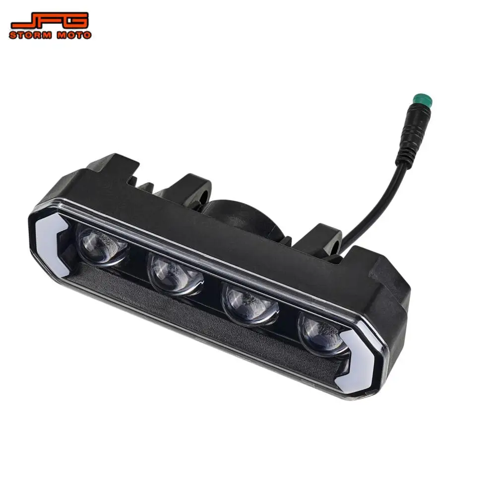 For Windone RM7 ESKUTE Qlife Vela E5 LED Headlight With Turn Signal Comes With a Built-in Horn Electric Dirt Bike E-bikes Parts