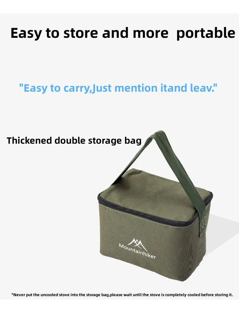 MOUNTAINHIKER 薪バーナーストーブポータブル薪スクエアストーブ