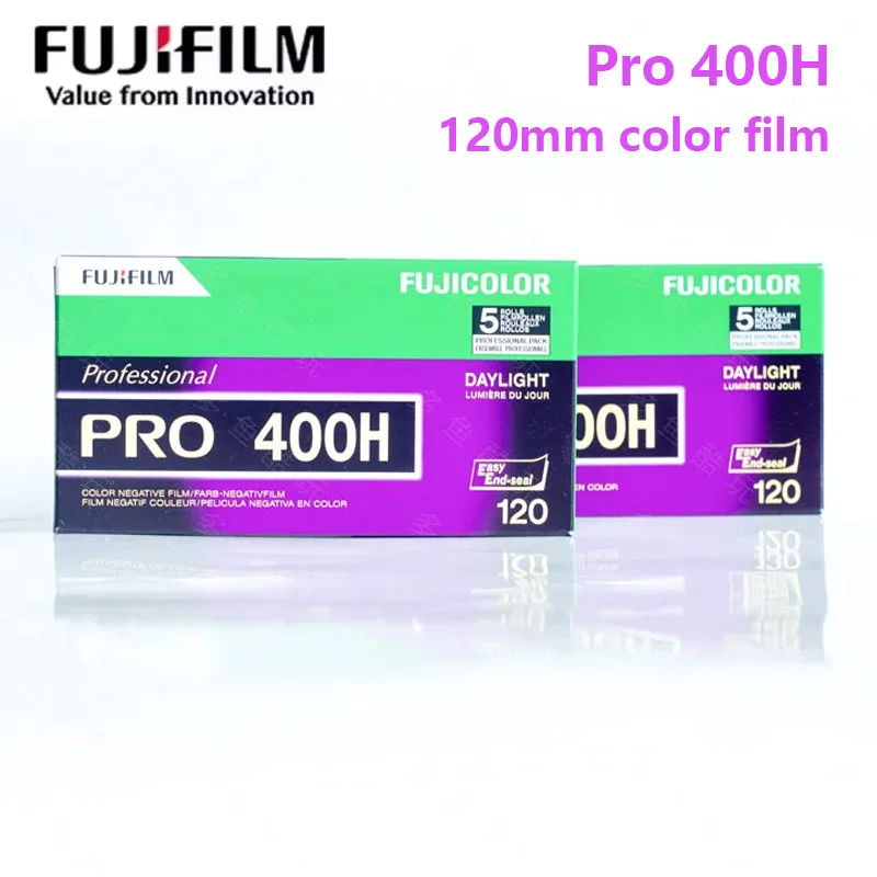 Original Fujifilm Instax Mini 120 Color Film Photo Paper PRO400H 120 Negative 1/2/3/4/5 Rolls For FUJI Instant Camera （2021）