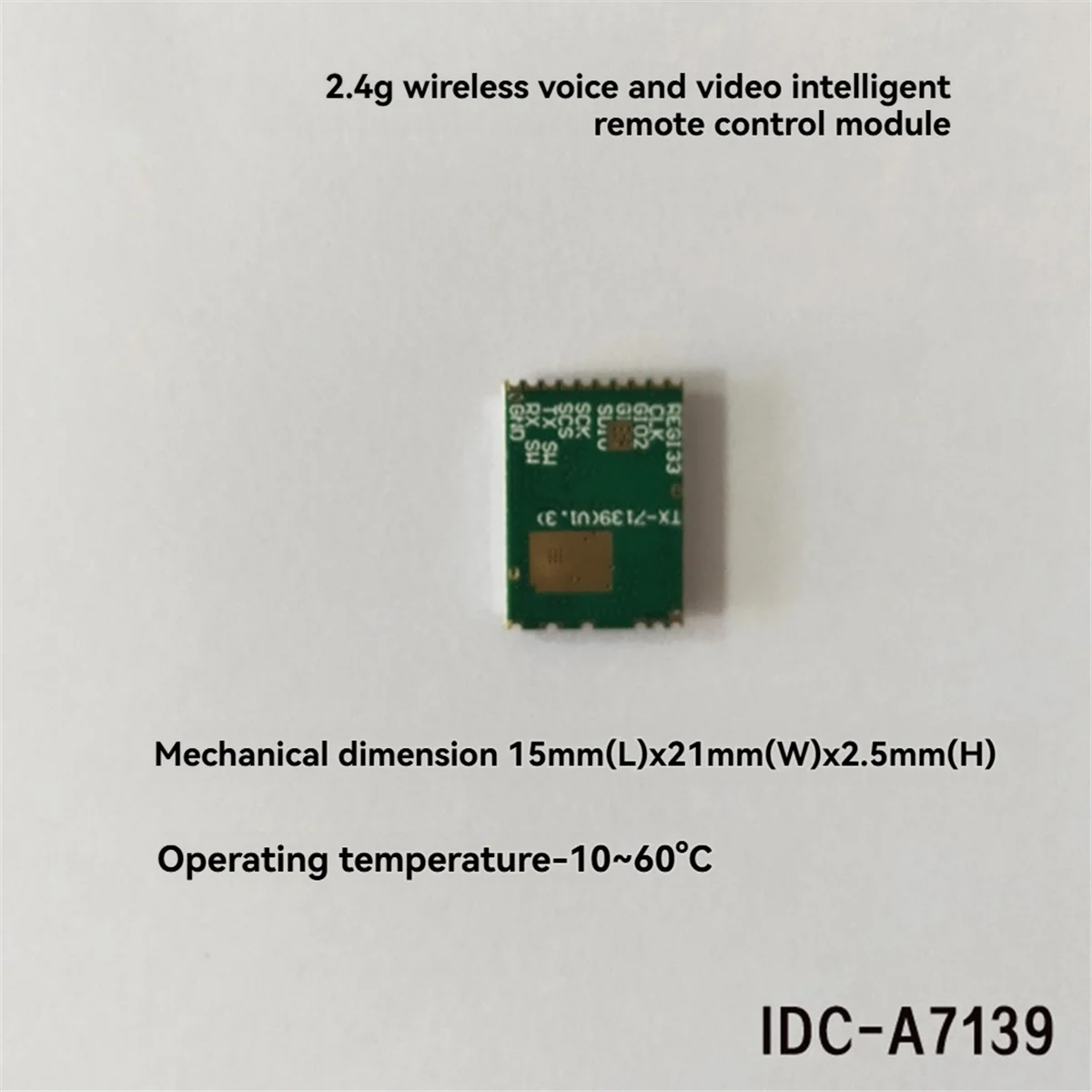 جديد 2.4G الارسال اللاسلكي الطائرة بدون طيار وحدة رقمية A7130 لمراقبة الطفل/الأمن/وحدة الارسال اللاسلكي للسيارة