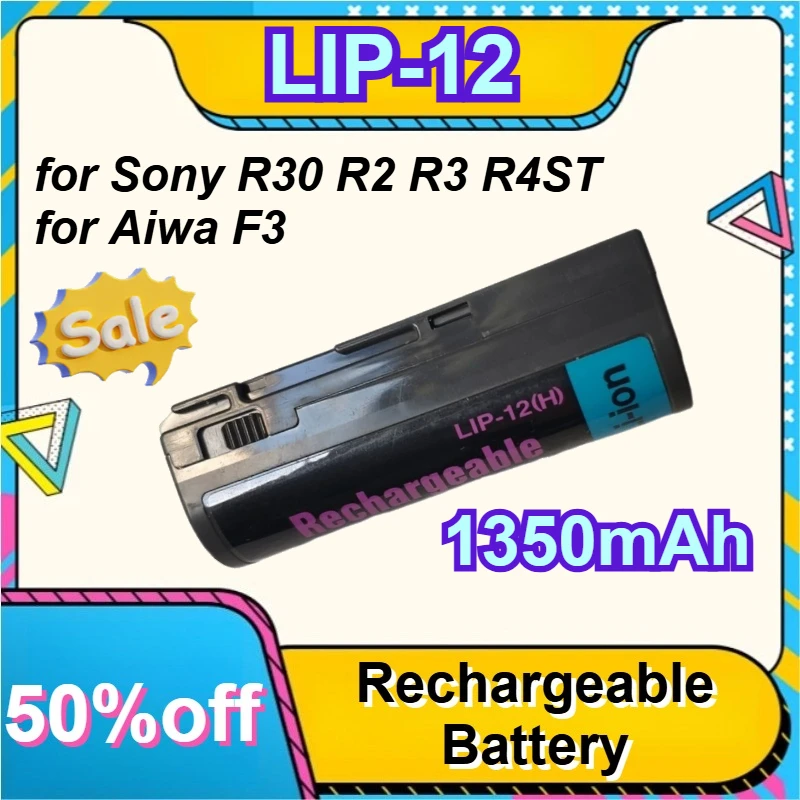 

LIP-12 Replacement Battery for Sony R30 R2 R3 R4ST for Aiwa F3 Portable MD Player