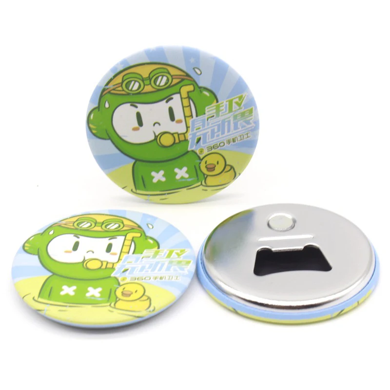 30 sztuk dostosowane magnes na lodówkę otwieracze do butelek upominki reklamowe własne logo metalowy magnes z otwieraczem do butelek piwa, 5,8 cm 2,25 cala