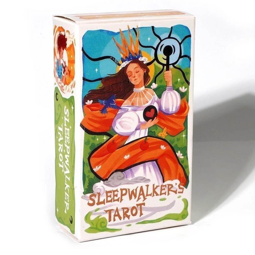 

10.3 X 6cm Sleepwalker Tarot: 82 Pcs Cards Tarot Deck A Colorful Feminine RWS Deck about Dreams and Breakthroughs