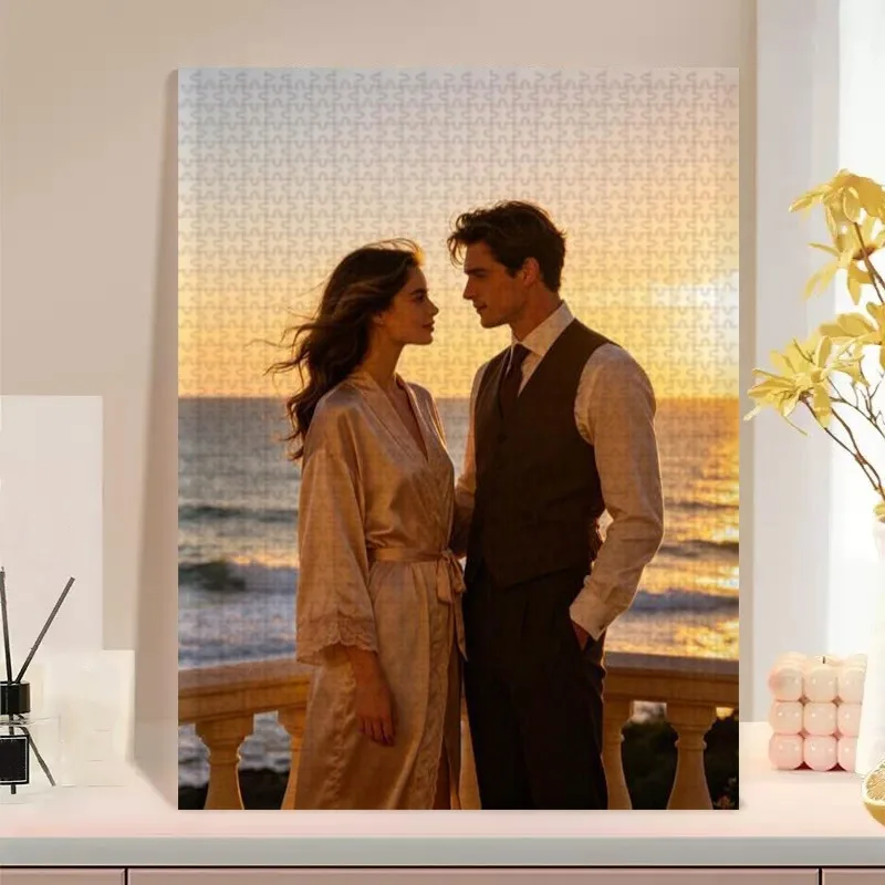 35/300/500/1000pcs Personalized Custom Photo Puzzle Wedding Photos DIY Toy Decoration Collectiable Present