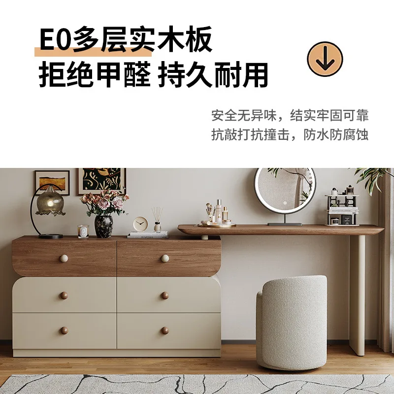 Dormitorio principal antiguo ventanal simple moderno nogal crema retro