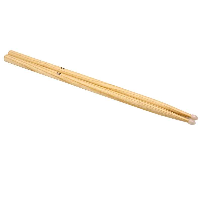 1 Pair Good Quality 5A Hickory Stick with Nylon Tip Drum Stick