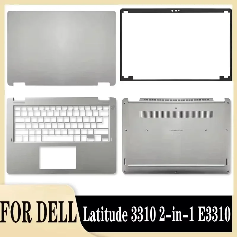 

New for Latitude 3310 2-in-1 Laptop LCD Back Top Cover Palmrest Upper Bottom Case Grey A C D Shell 01H539 0RDX31 0V6GPD