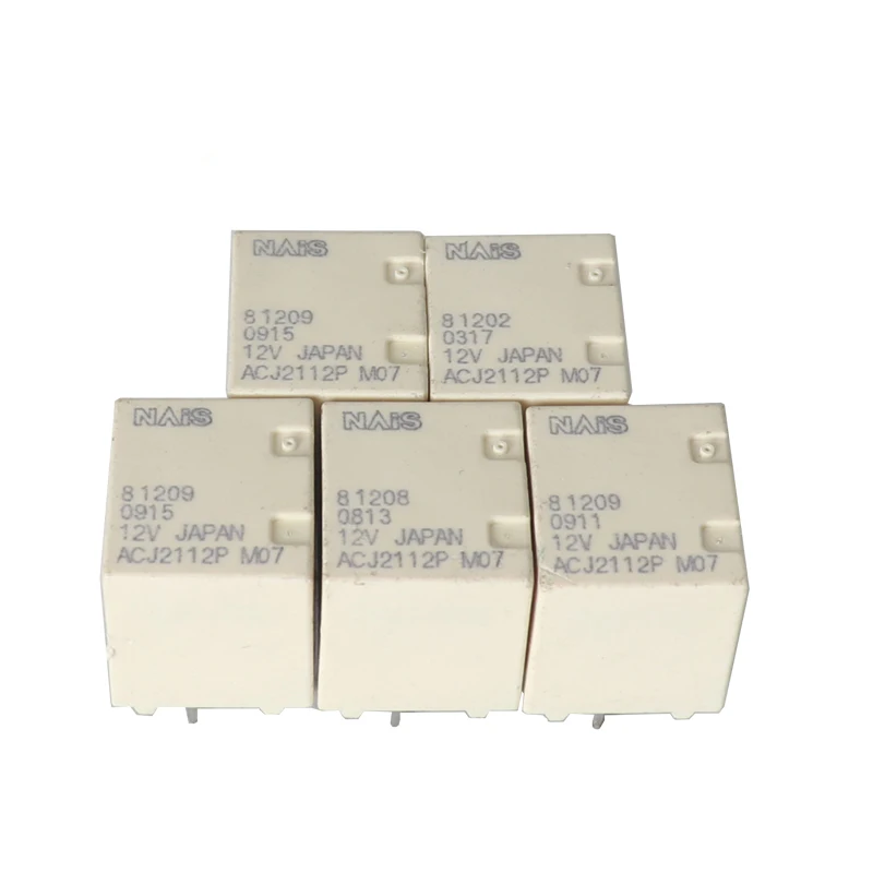 

【3-1PCS】ACJ2112P L04 12V Electromagnetic Power Relay 8 Pins