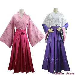Tanjirou Nezuko Kochou Shinobu Tomioka Giyuu Kanroji Mitsuri Tsuyuri Kanao Cosplay Costume Kimono Anime Suit Wig