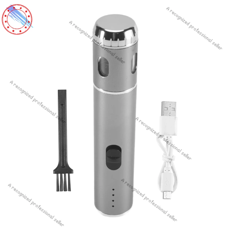 

Электрическая портативная мельница для трав, USB аккумуляторная мельница для специй для продукта и кухни, шлифовальный серый цвет