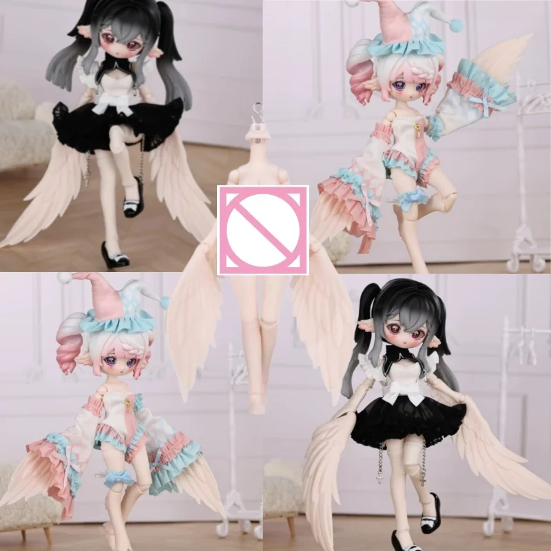 Penny'S Box 1/8 Bjd Doll Body B10 Winged Articulated Figure Body Yunyu Pavilion Series Blind Box Replacement Accessory Gifts