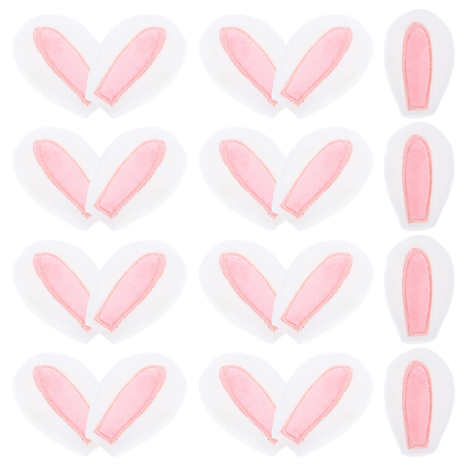 20 Pcs Bunny Ear Headband Headbands for Girls DIY Charm Filler Hair Hoop Rabbit Fabric Women Decor Headdress Hoops