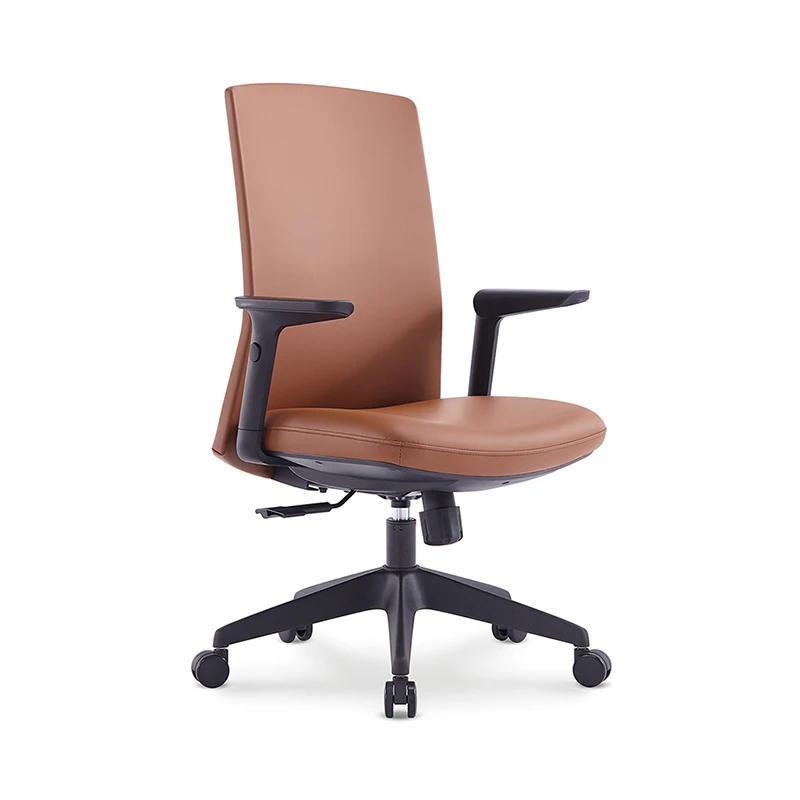 China Manufacture Manager Leather Swivel Executive Chair Pu Leather Chair Office Furniture