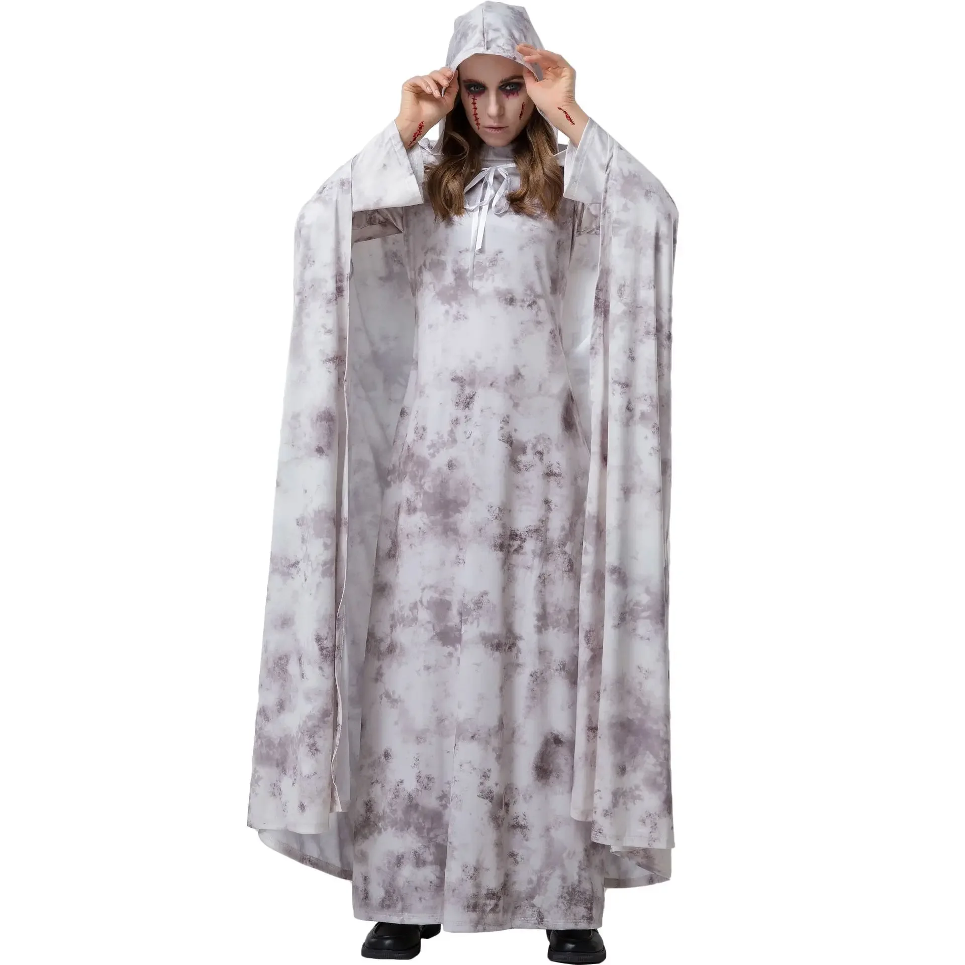 

Halloween Cosplay Ghost Costume Adult Female Film Television Program Shooting Costume Haunted House Game Costume