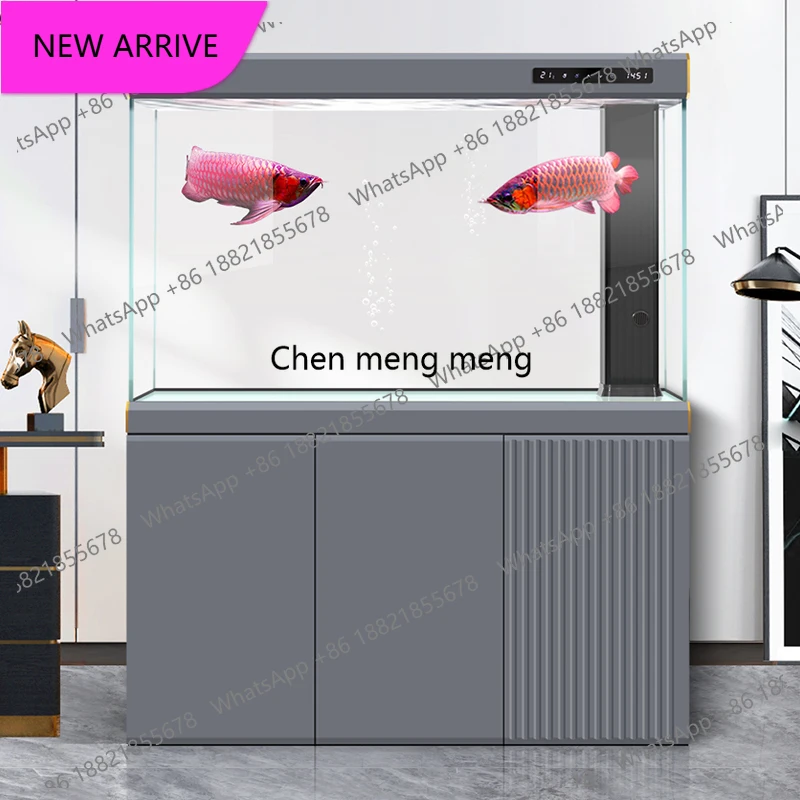 

CC New Style Living Room Aquarium Decoration Ornamental Fish Indoors Floor Aquarium Fish Farming Equipment Furniture Acquario