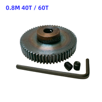 1 Piece) 0.8 Modulus 40 60 Tooth 0.8M 40T 60T For 5 mm 6 8 mm Carbon Steel Spur Gear Metal Gear