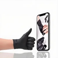 Nitrile Gloves Disposable Black 100PCS,Heavy Duty Work Gloves for Kitchen,Cleaning,Workshop-A Practical Valentine's DayEssential - Image 6