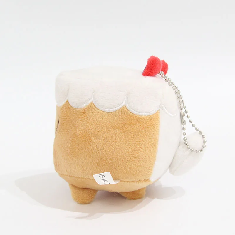 Cartoon Creative Cookies Run Kingdom Plush Pendant Key Chain Back Packaging Jewelry Soft Plush Doll Gift for Boys and Girls