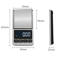 High Precision Electronic Scale Digital Jewelry Scales Pocket Scale Mini Gram Scales 500G/200G Kitchen Coffee Scales 0.01g