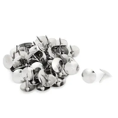 50 Pcs Office Metal Message Board Thumbtacks Drawing Map Push Pins