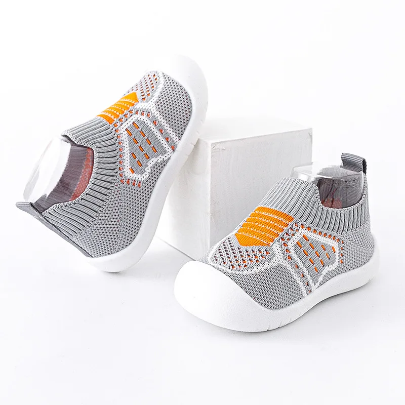 Baby Shoes Anti-slip Breathable Infant Crib Floor Socks with Rubber Sole for Children Boys Mesh Shoes Soft Bottom Baby Girl 아기신발