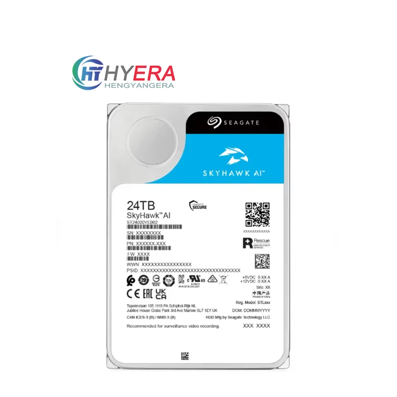 

China 24tb Hard Drive SATA Seagate WD 3.5 HDD 24t 24 TB with Wholesale Price for NVR Desktop Computer PC NAS Server