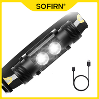 H25S LED Headlamp 18650 Battery Powerful Headlight 1200 Lumens SST40 USB Rechargeable lamp