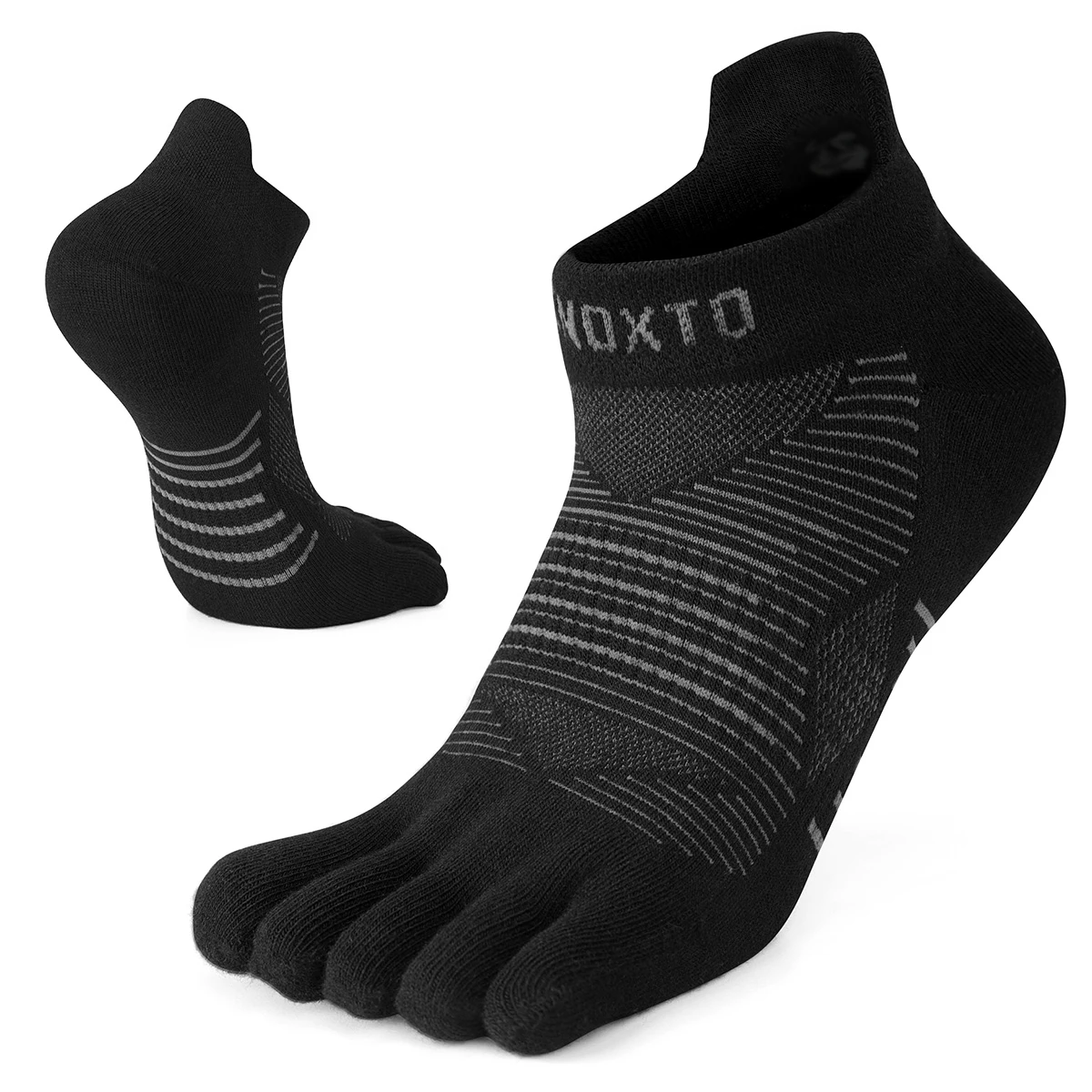 

Running Ankle Toe Socks for Men and Women Lightweight Coolmax High Performance Five Finger Athletic Socks